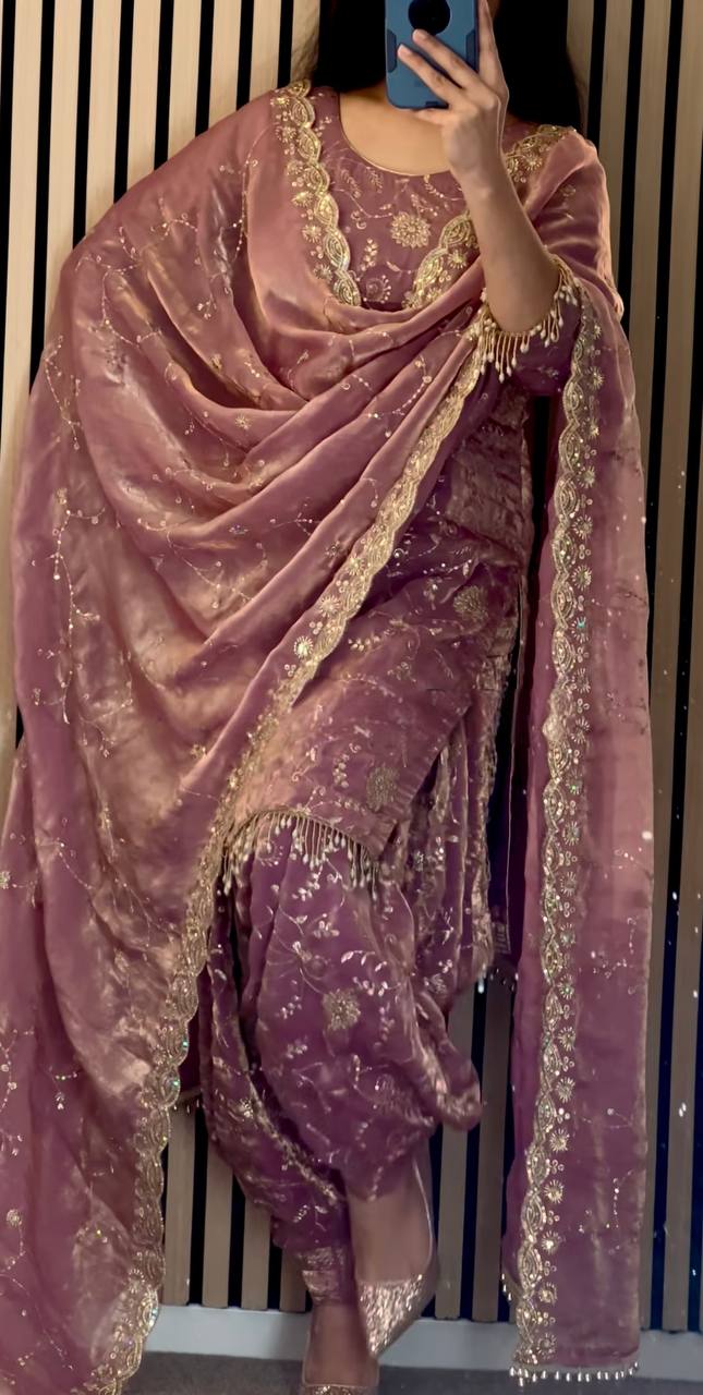 The Regal Rose Sequined Salwar Suit
